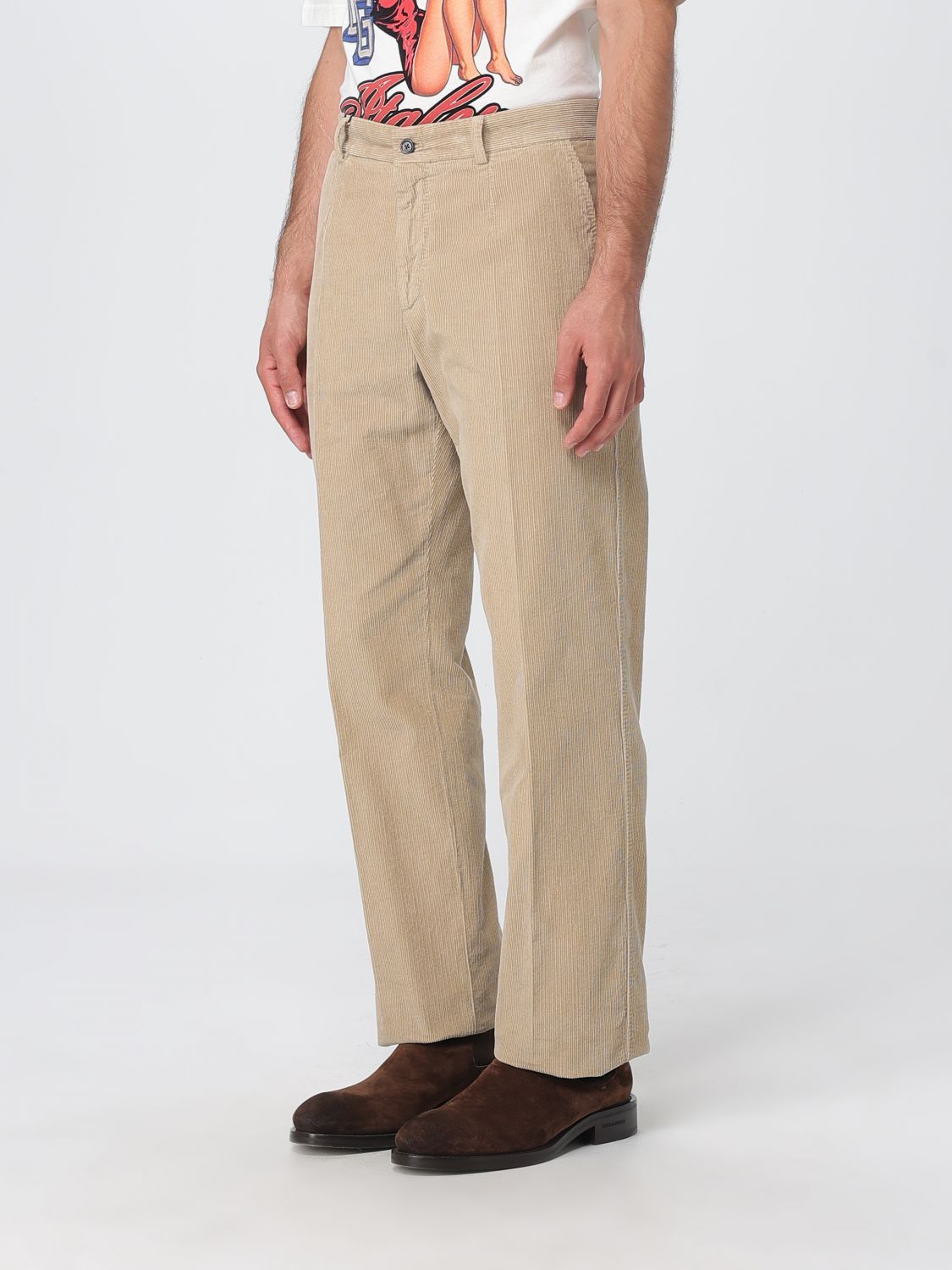 Pants Men color Beige