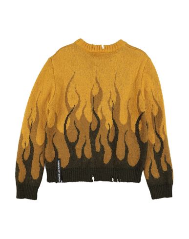 Vision Of Super Kid Boy Sweater Marigold Size 10 Acrylic, Mohair wool, Polyamide
