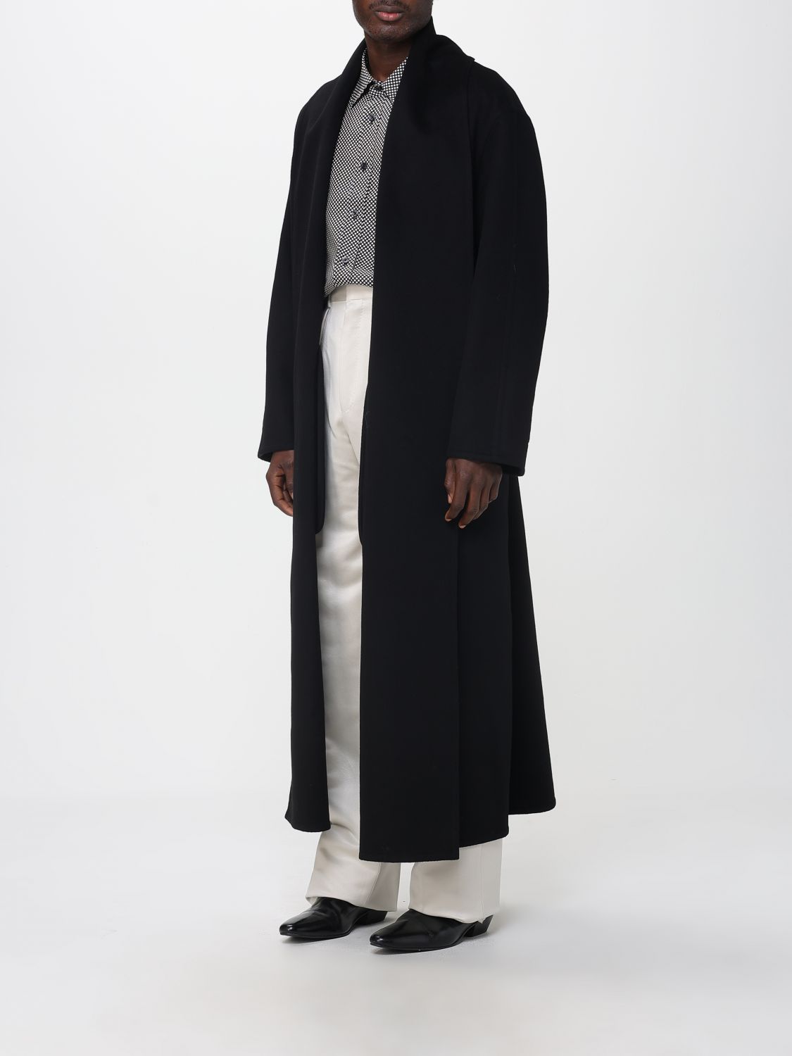 Trench Coat Men color Black