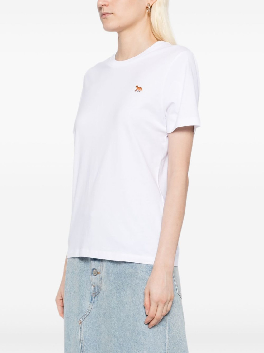 White Baby Fox cotton t-shirt