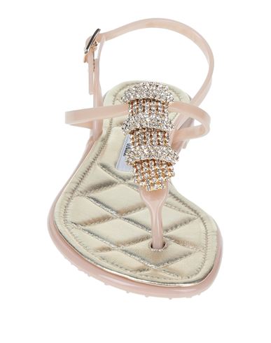 Woman Thong sandal Light pink Size 6 Rubber