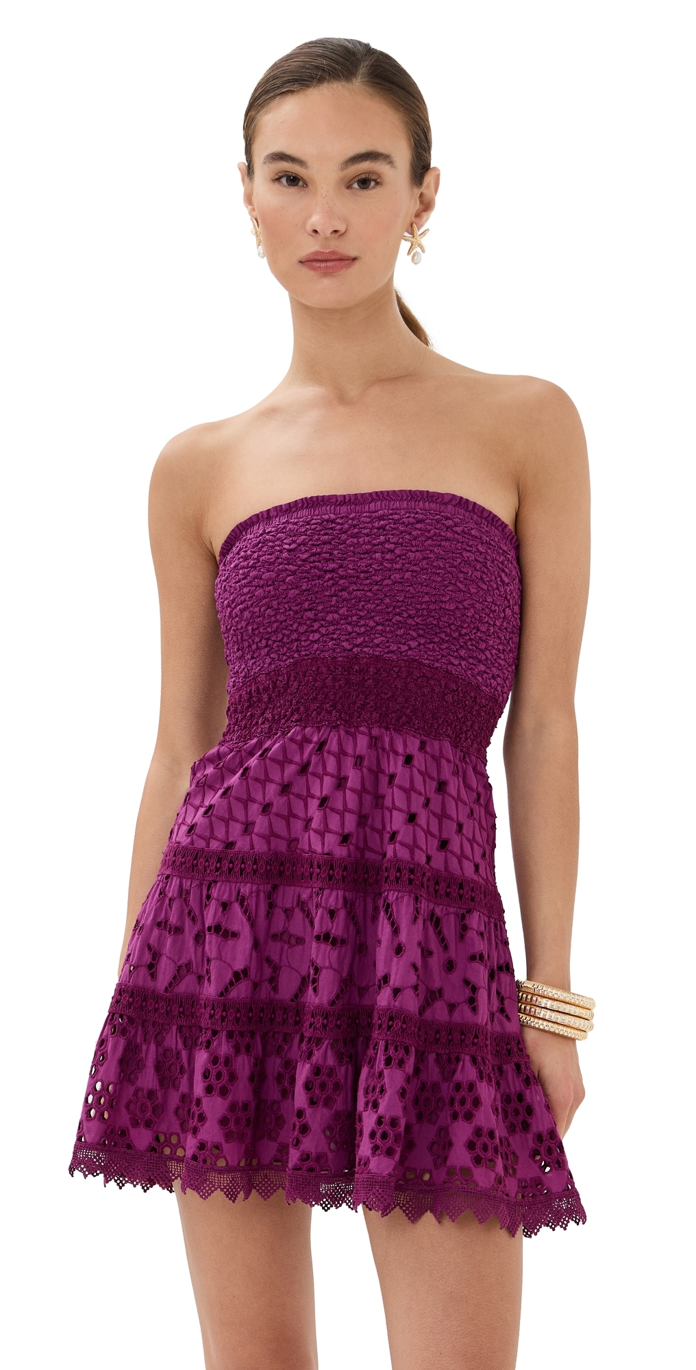 Albegna Dress Aubergine