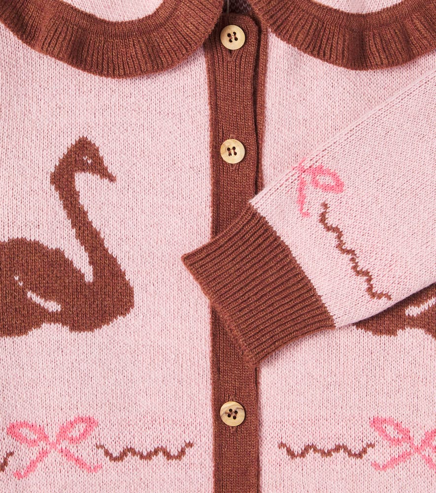 Harriet jacquard cardigan
