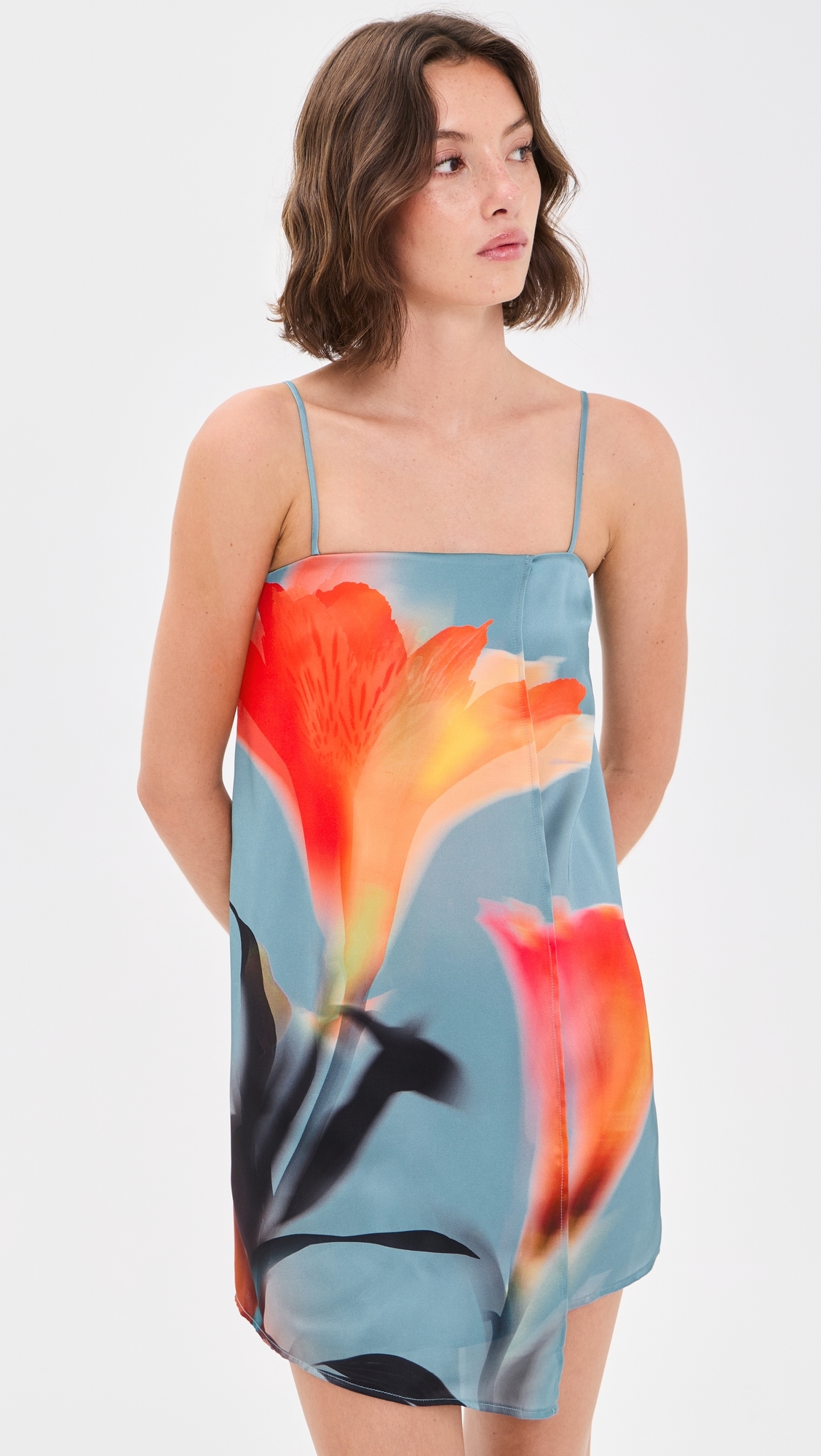 Inez Dress Fire Petal