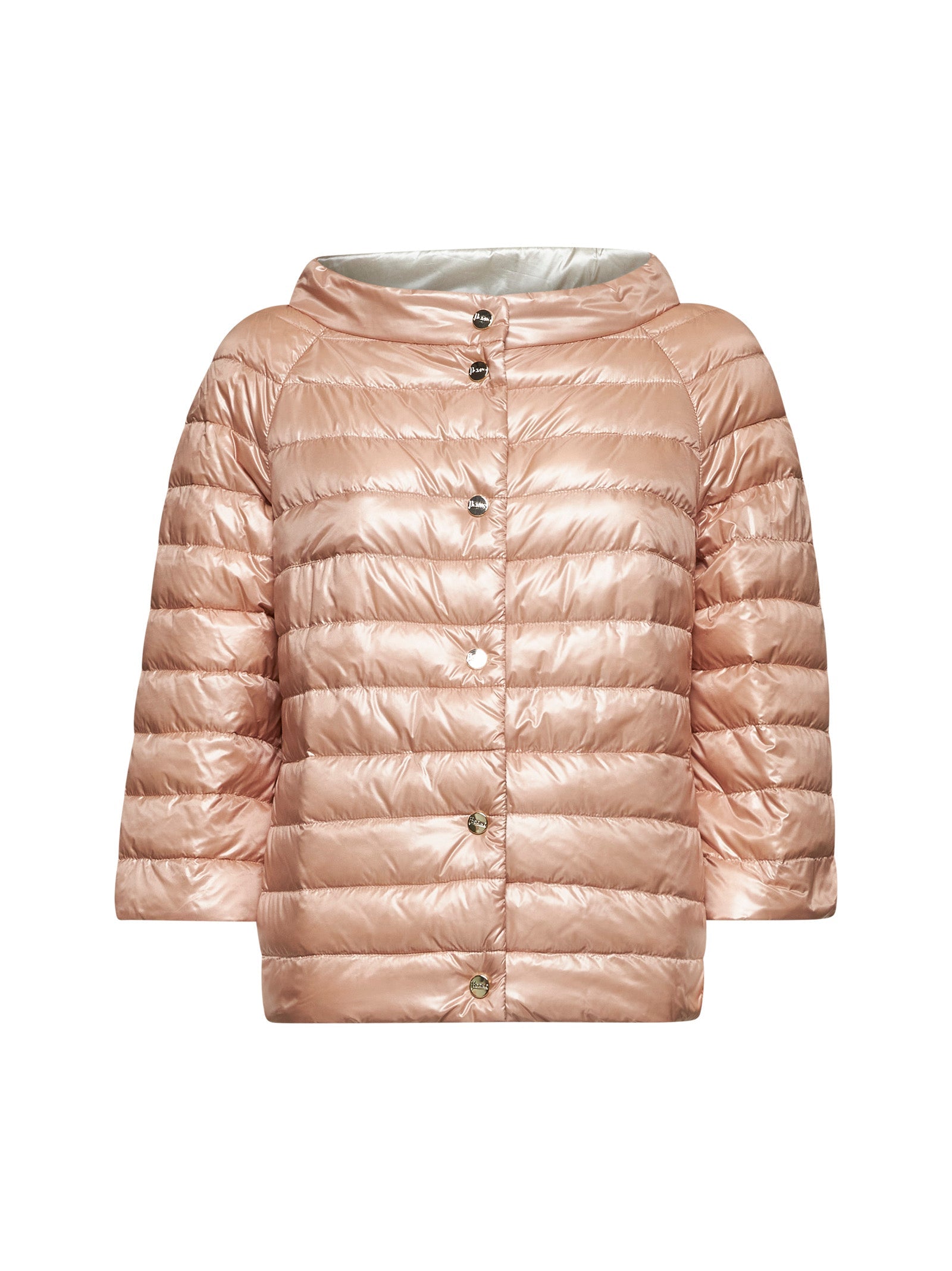 Ultralight Nylon Reversible Down Jacket — Pink