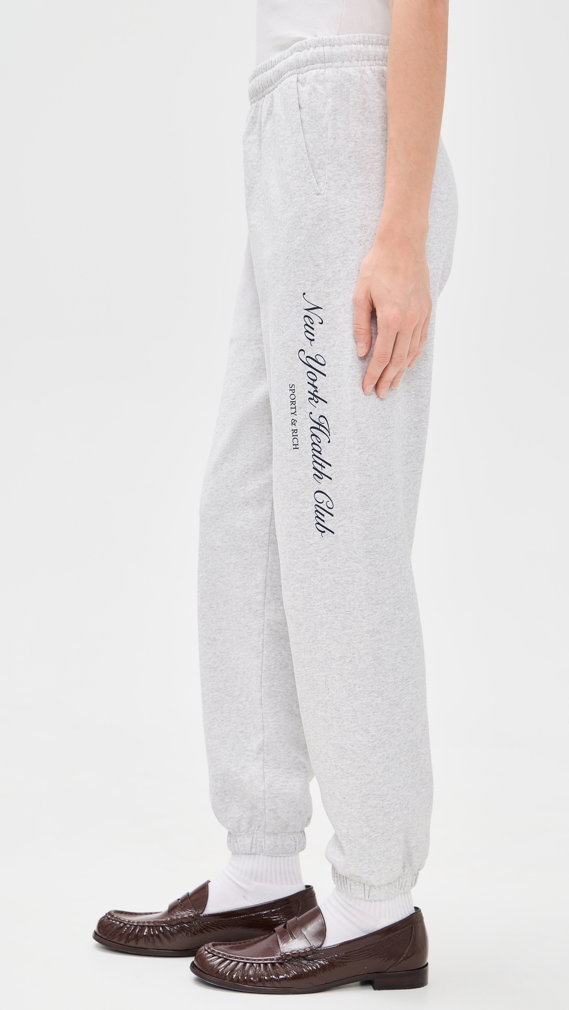 New York Health Club Sweatpants Heather Gray