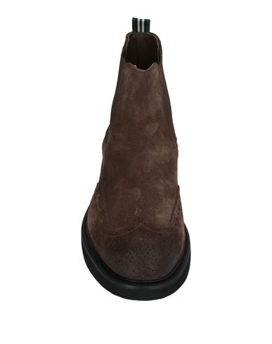 Man Ankle boots Chocolate brown Size 8 Leather