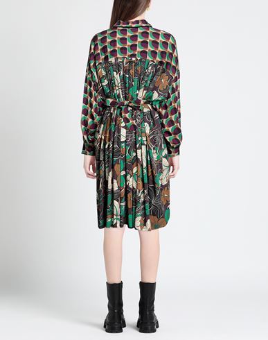 Woman Midi dress Green Size 6 Viscose