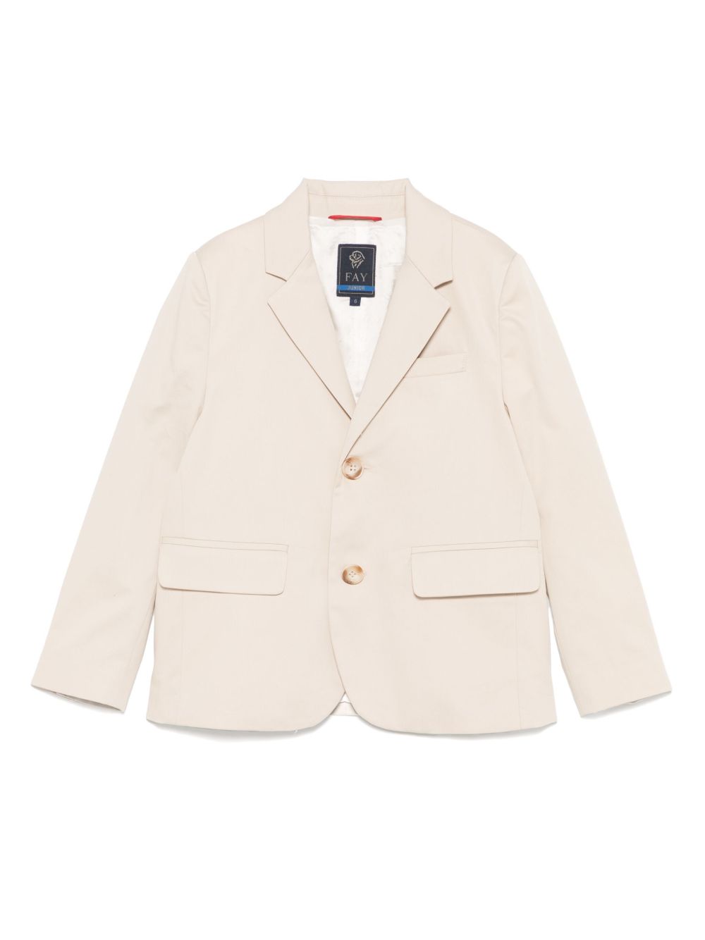 Cotton blazer - Neutrals