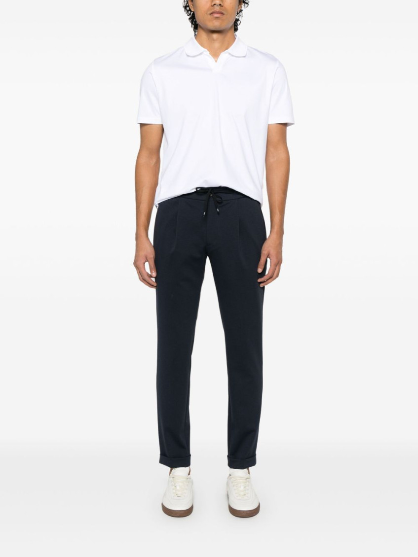 Blue Cotton Trousers