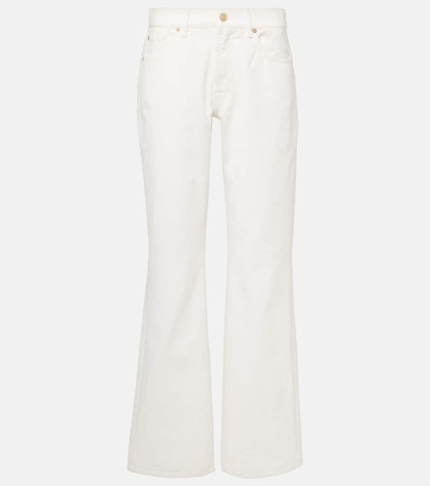Tess cotton and hemp straight pants