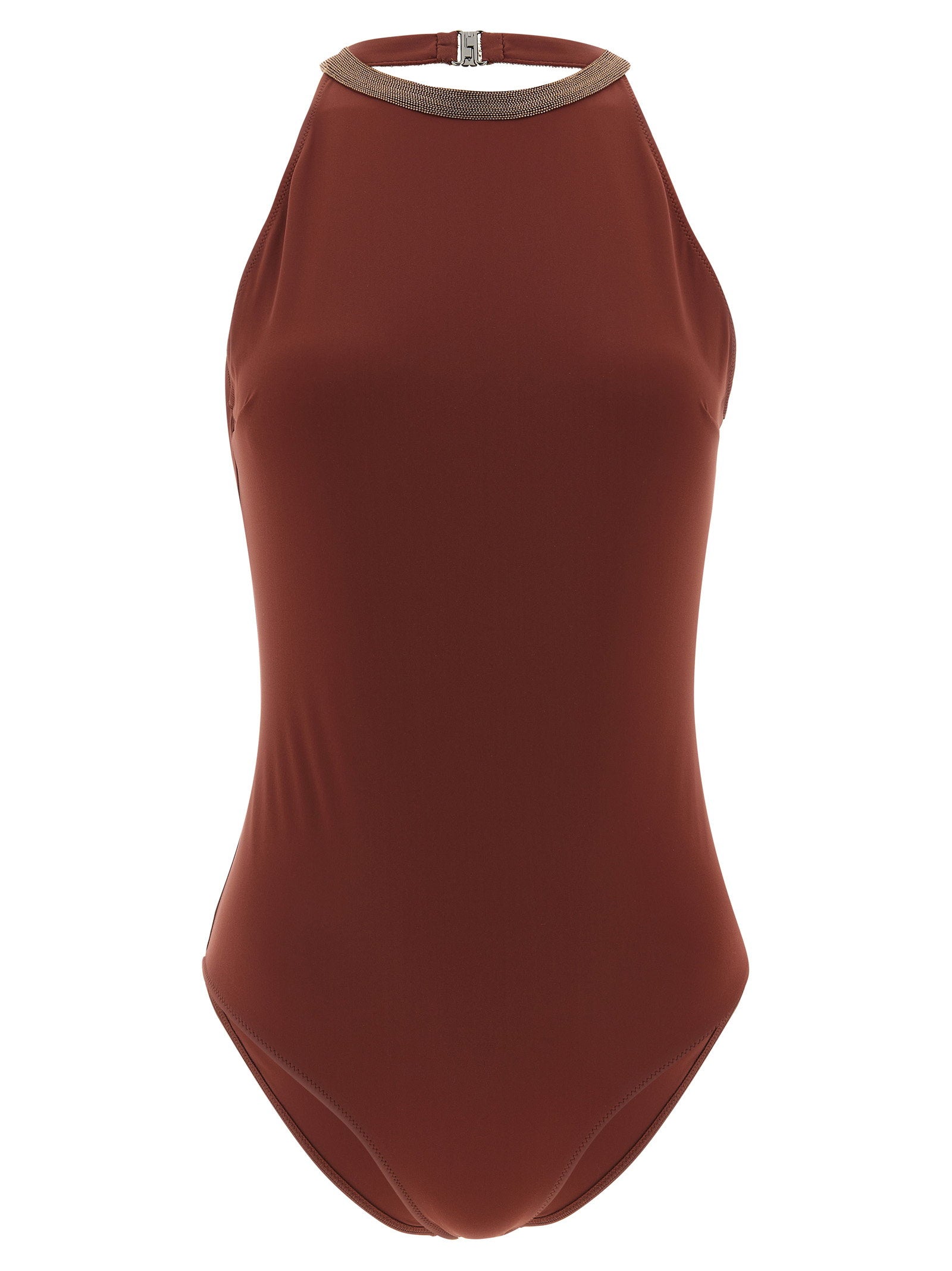 Precious Collar One-piece Swimsuit