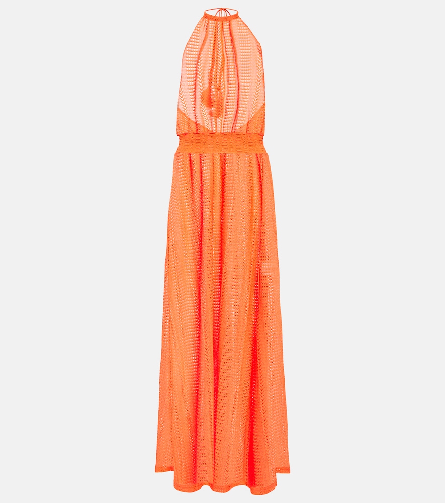Melissa Odabash Maeva halter-neck maxi dress