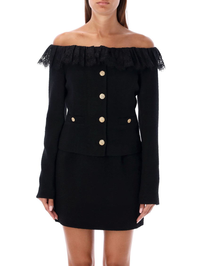 Off-shoulder Jacket