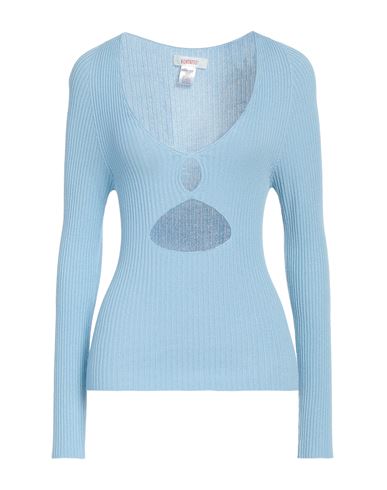 Woman Sweater Light blue Size ONESIZE Viscose, PBT