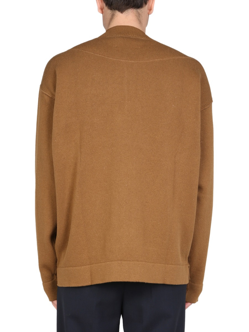 Brown Crew Neck Sweater