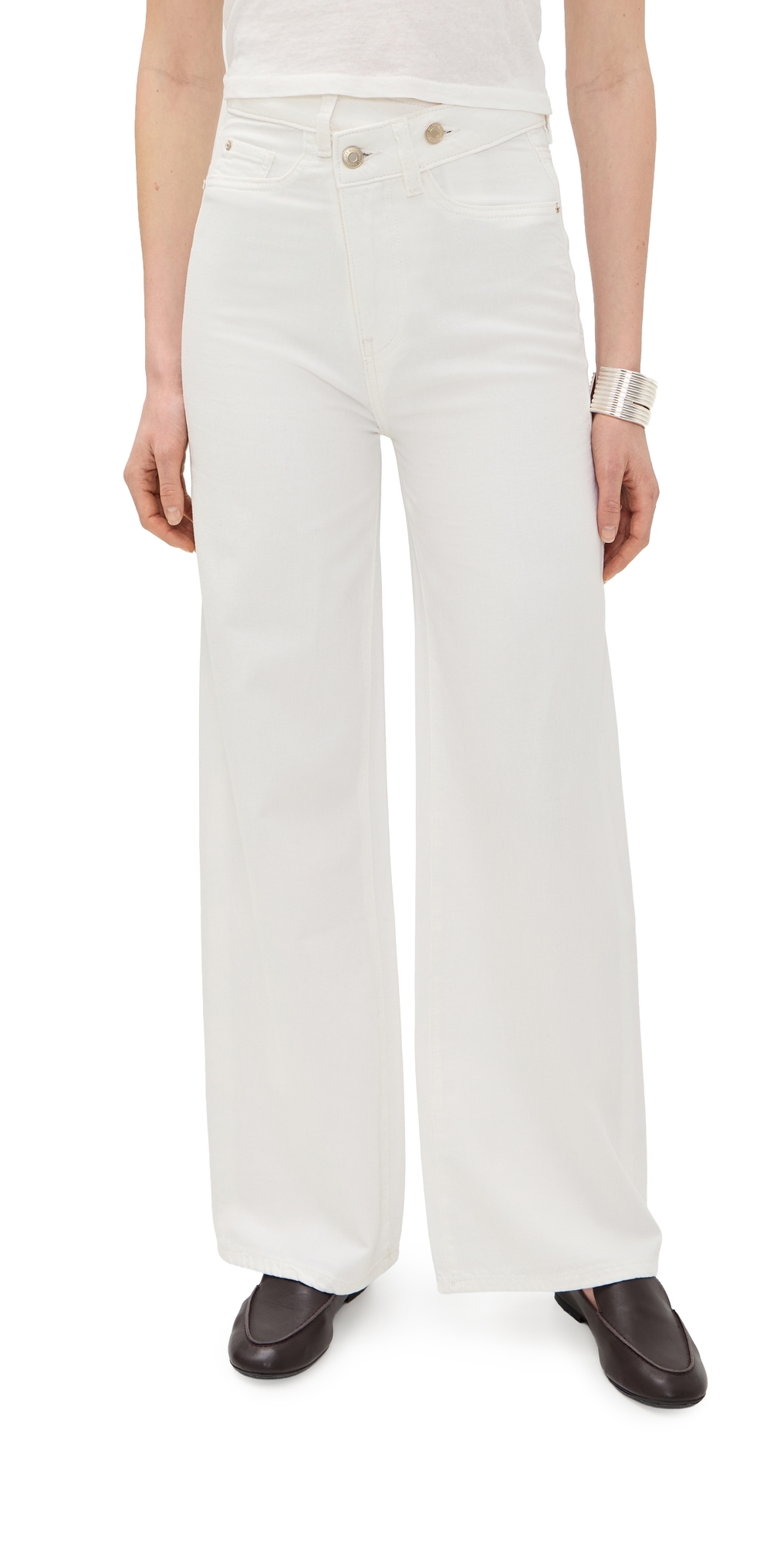 NCE Wide Leg Jeans Twisted Optic