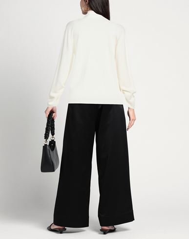 Woman Turtleneck Ivory Size M Wool, Cashmere