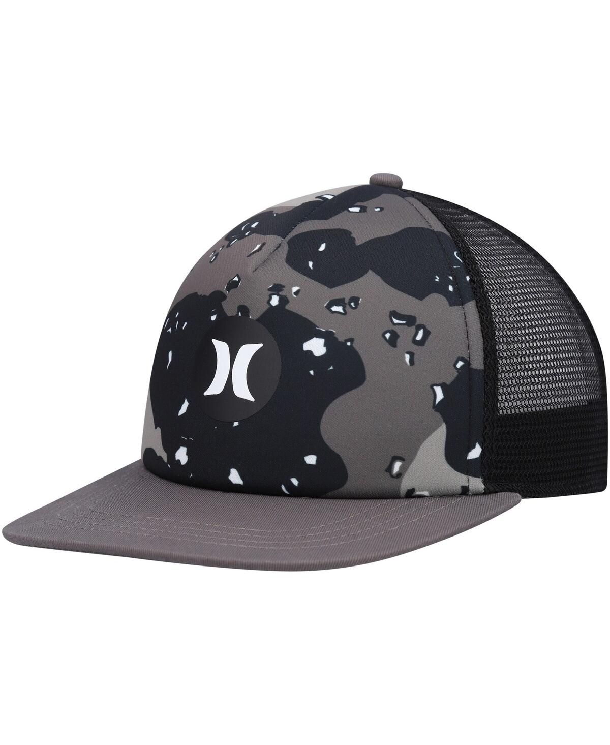 Men's Anthracite, Black Balboa Trucker Snapback Hat - Anthracite, Black
