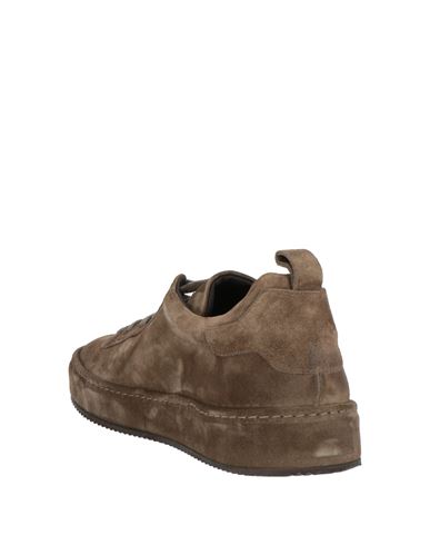 Man Sneakers Khaki Size 8 Leather