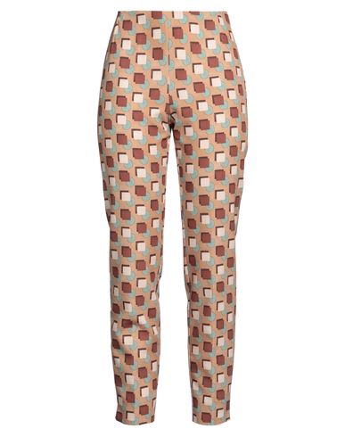 Malìparmi Woman Pants Camel Size 8 Polyester, Elastane