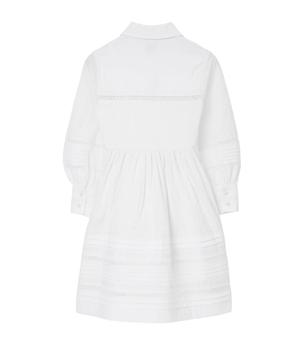 Kids Cotton Lace-Trim Dress (3-14 Years)