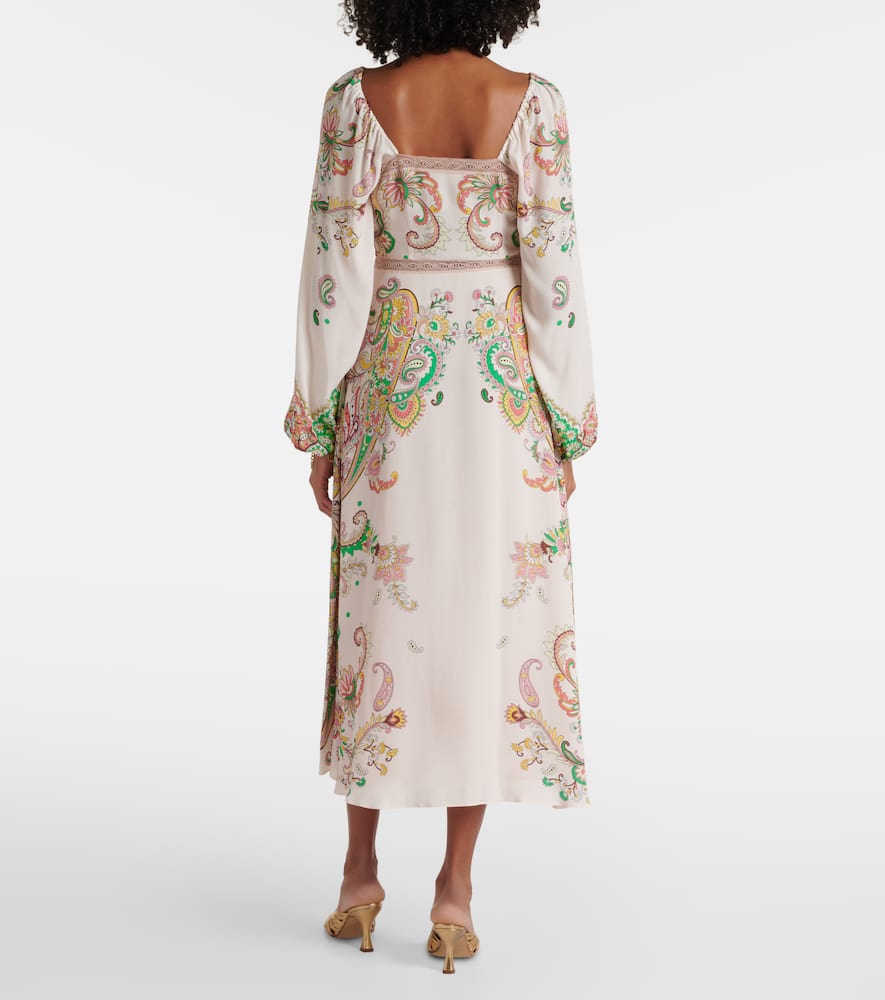 Printed midi dress