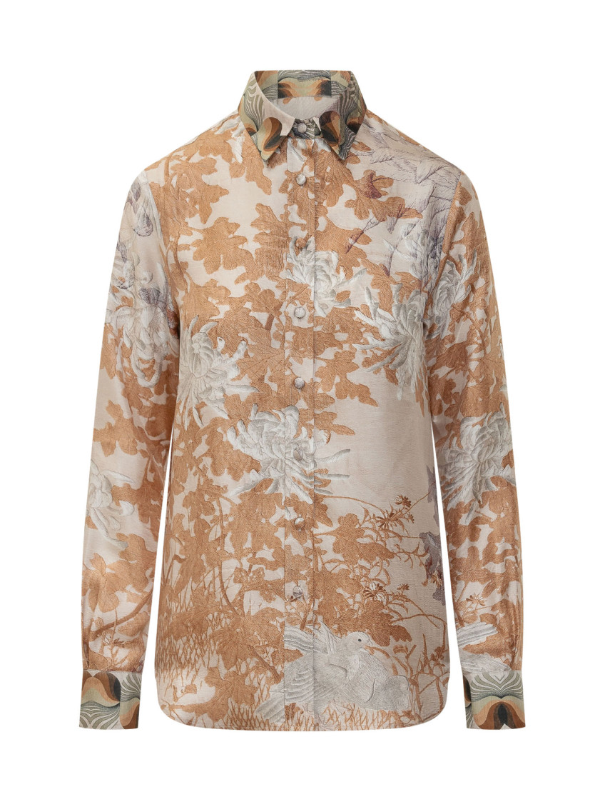 Multicolour Floral Print Shirt