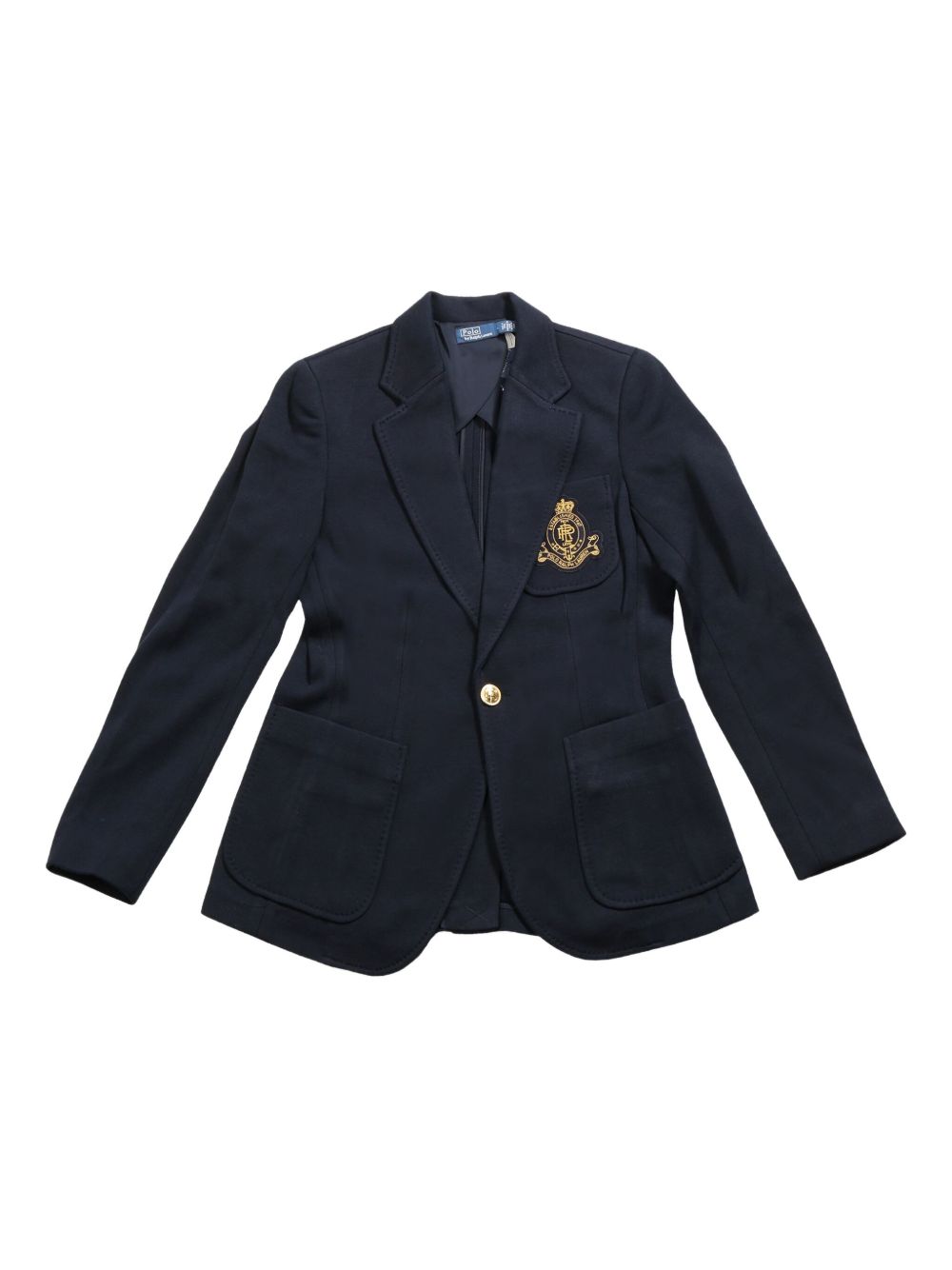 Polo Ralph Lauren crest-embellished blazer - Blue