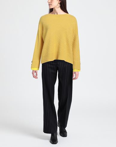 Nenè Woman Sweater Yellow Size 10 Virgin Wool, Polyester, Elastane