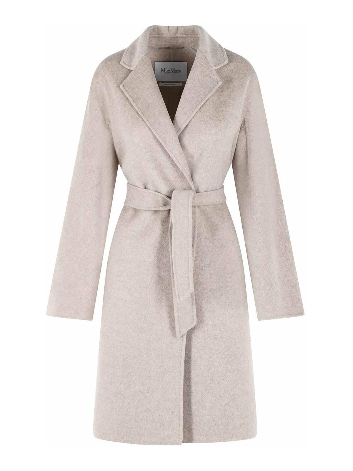 Max Mara - aceri cashmere wrap coat belted waist