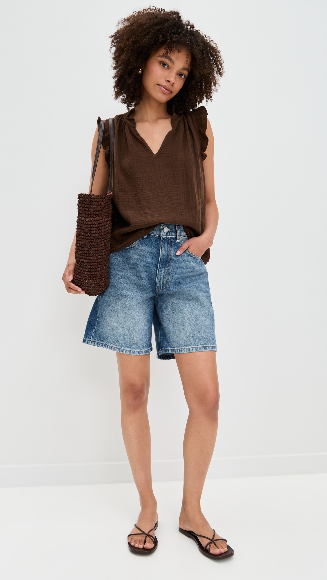 XIRENA Bex Top Cocoa Bean