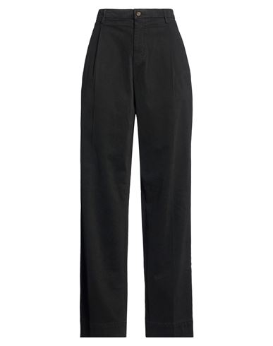 Woman Pants Black Size 10 Modal, Cotton, Elastane