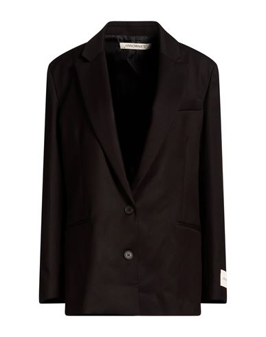 Woman Blazer Black Size L Polyester, Viscose, Elastane
