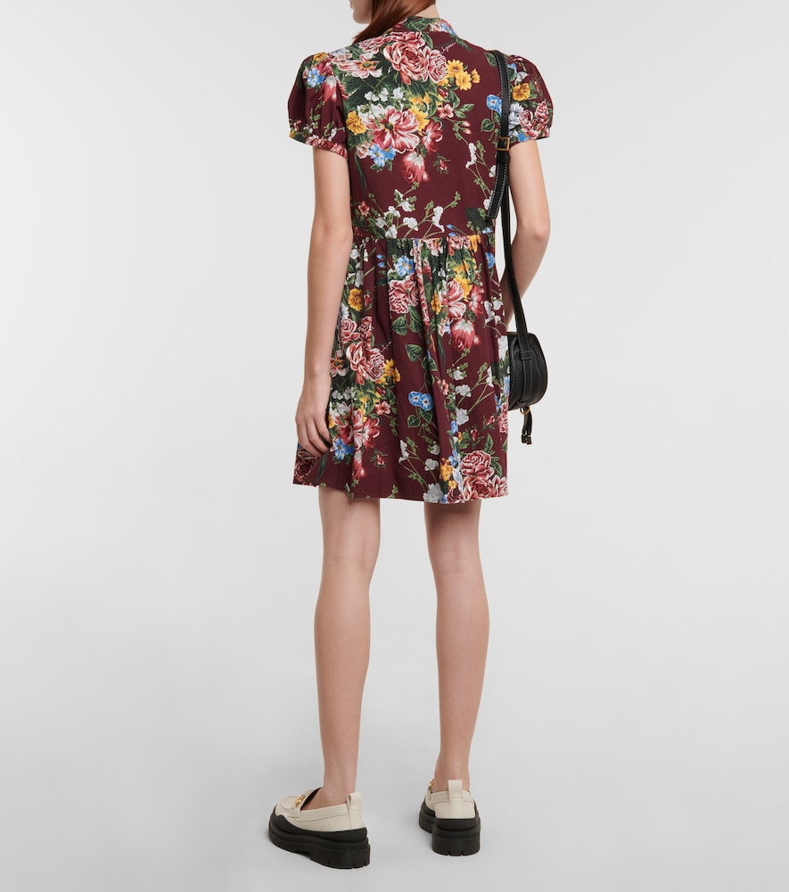See By Chloé Floral cotton minidress