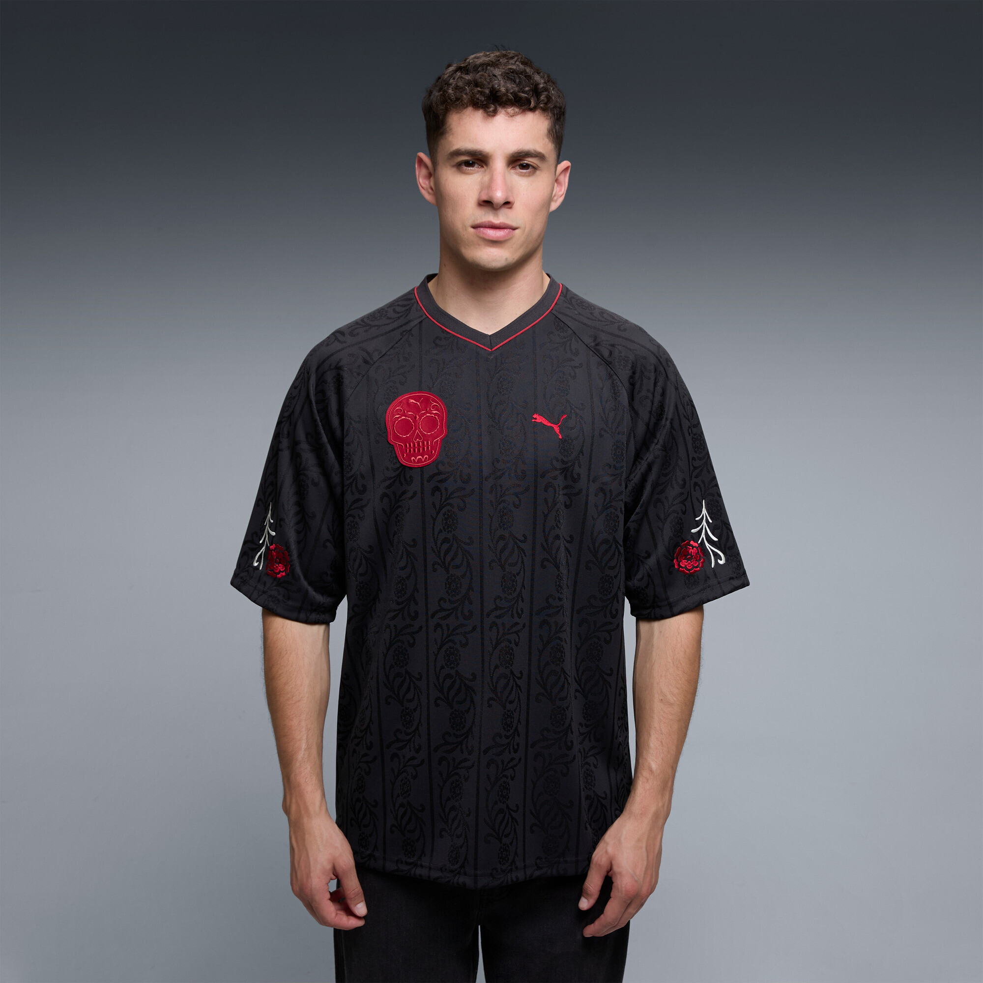 PUMA Dia De Muertos Men's Relaxed T-Shirt in Black