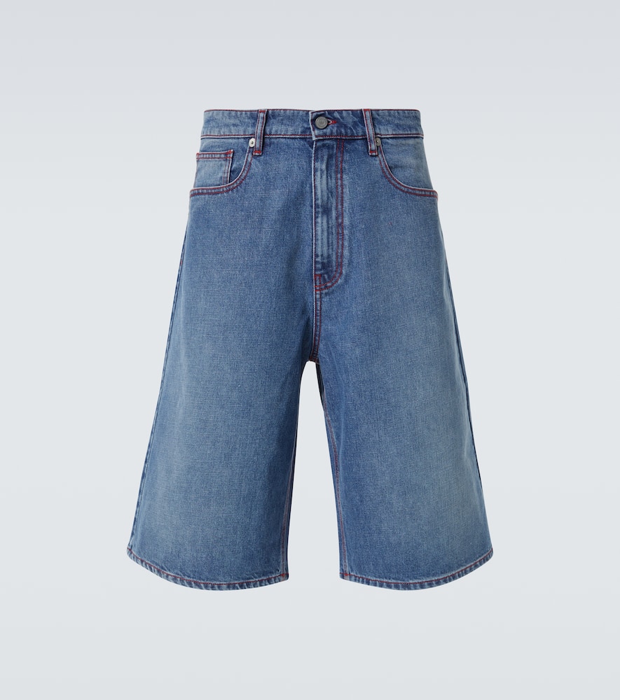 Indiana denim Bermuda shorts