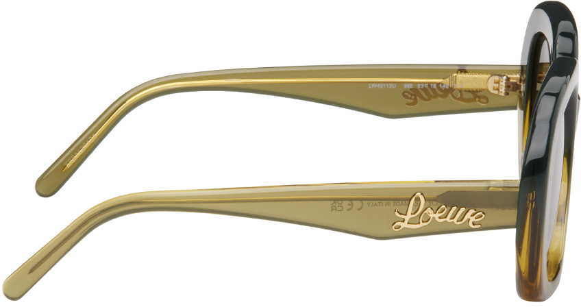 Green Square Halfmoon Sunglasses