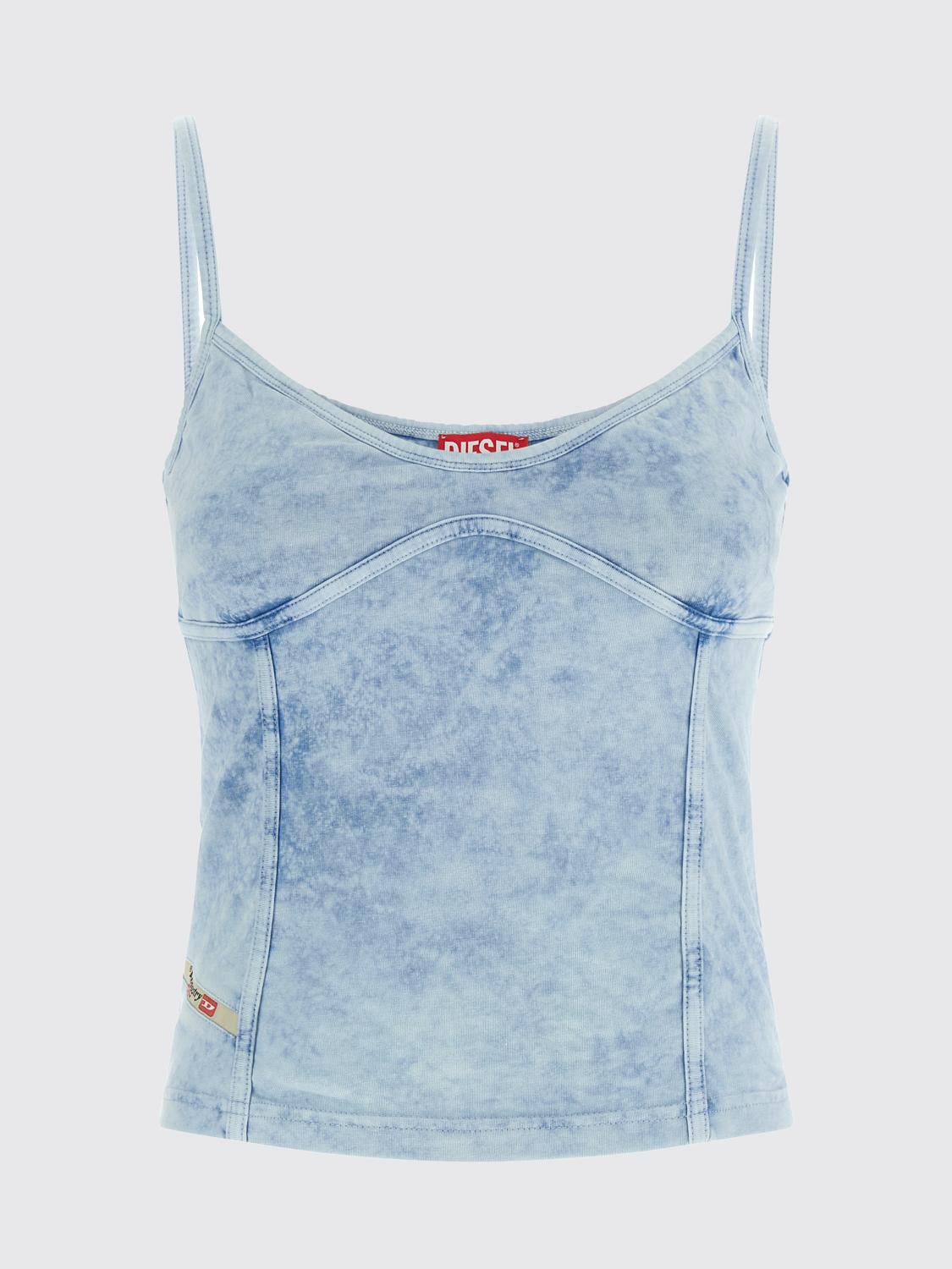 Denim corset top - Blue