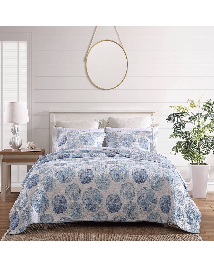 Ocean Isle of Cotton Reversible Quilt Set