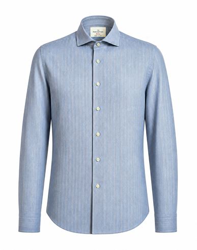 Man Shirt Sky blue Size 15 ¾ Cotton, Elastane