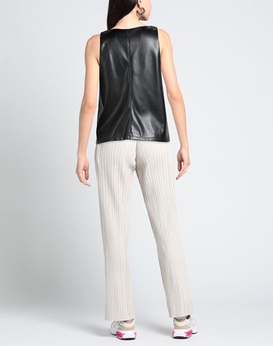 ! Woman Top Black Size L Polyester