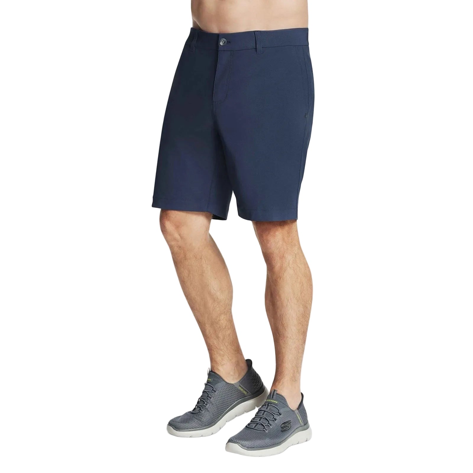 Skechers Premium Everywhere 9 Inch Polyester Men's Grey Knee-Length Short