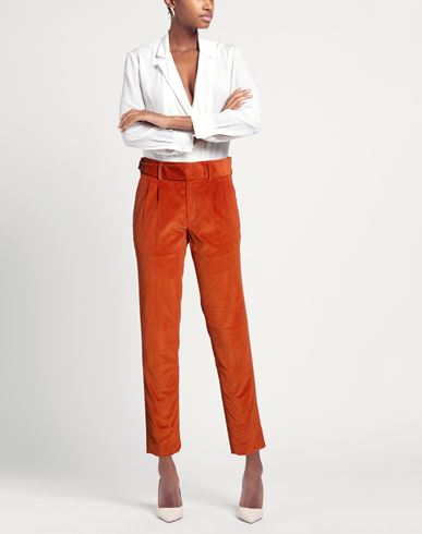 Woman Pants Rust Size 14 Cotton