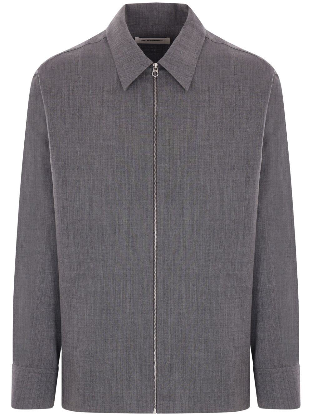 Wool shirt jacket - Grey