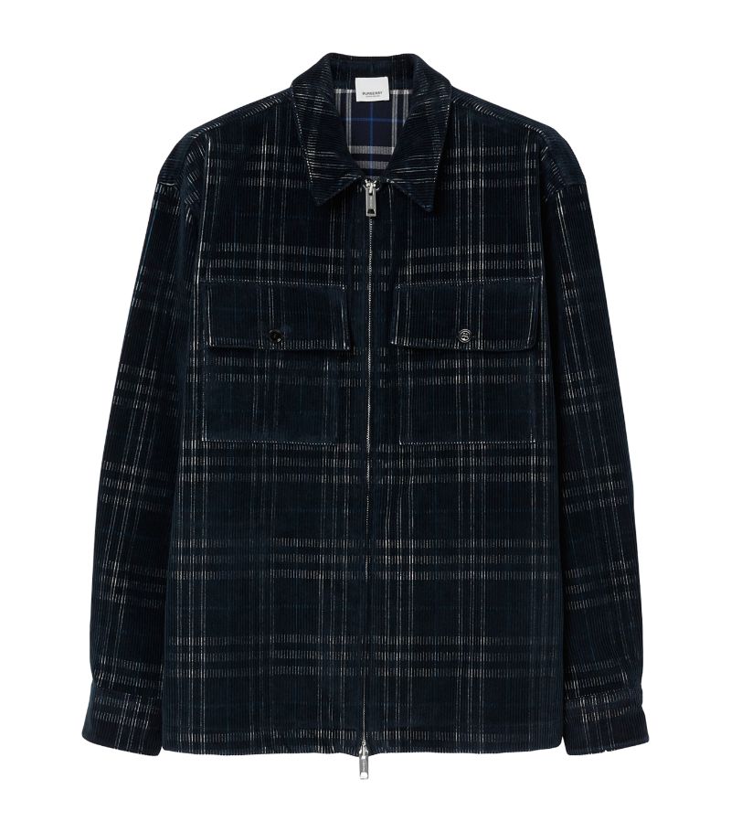 Corduroy Check Overshirt