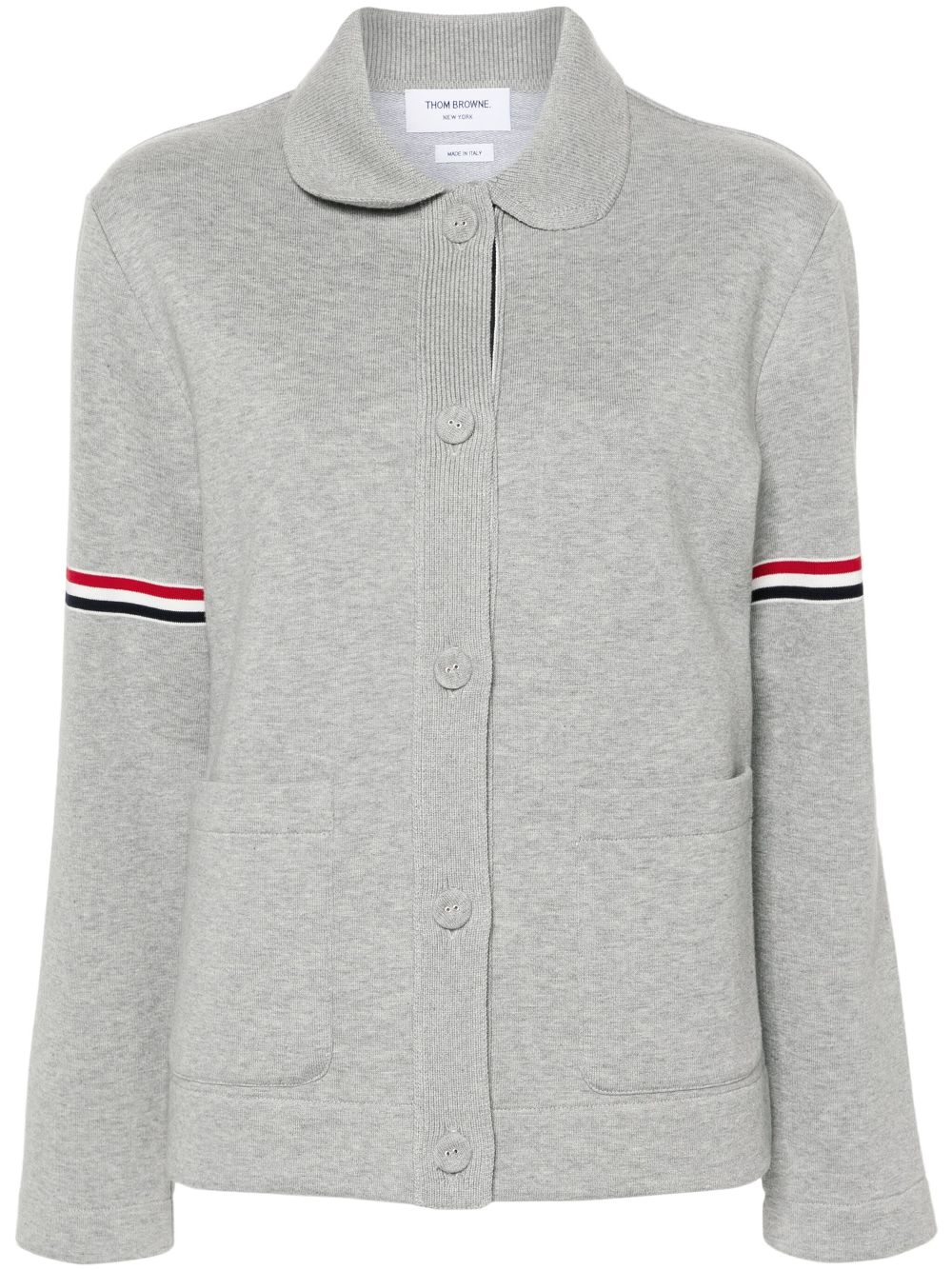 RWB-stripe cotton jacket - Blue