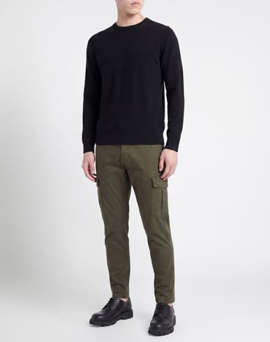 Man Sweater Black Size S Wool, Nylon