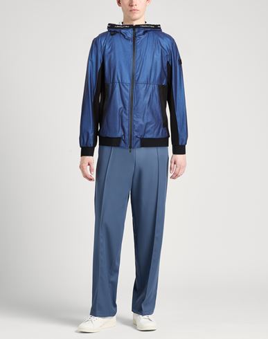 Man Jacket Navy Size S Cotton, Polyamide, Elastane