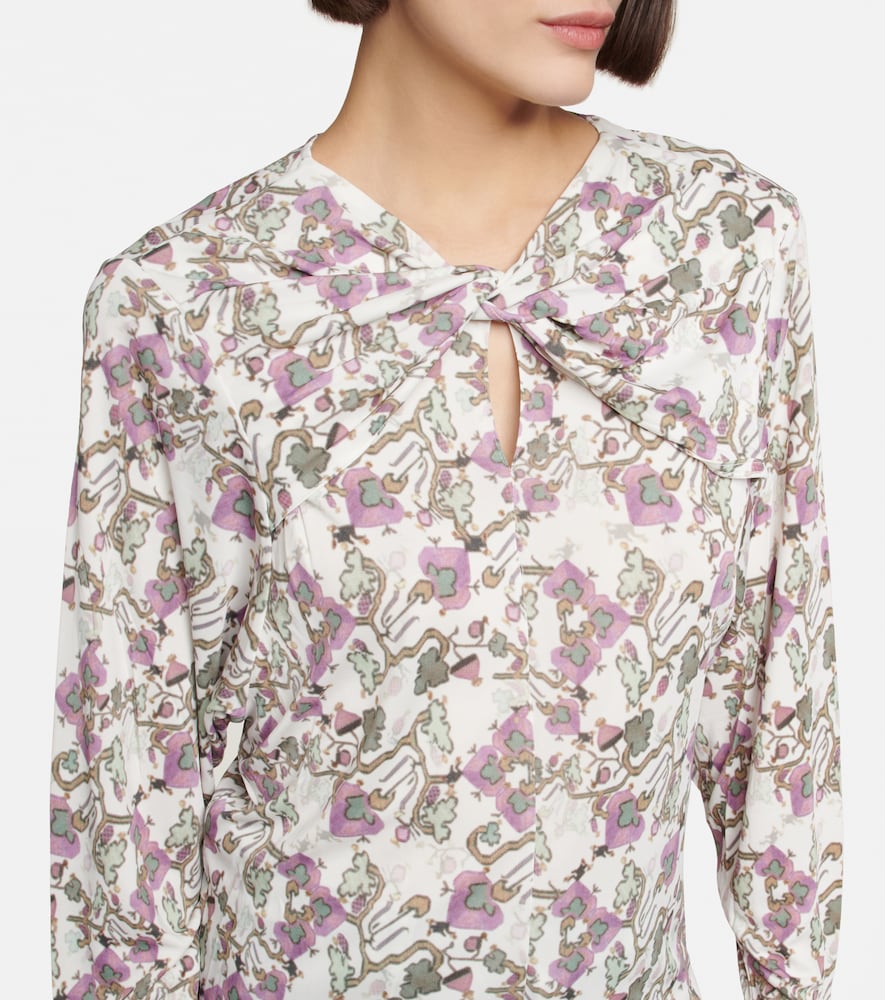 Jociae printed jersey top